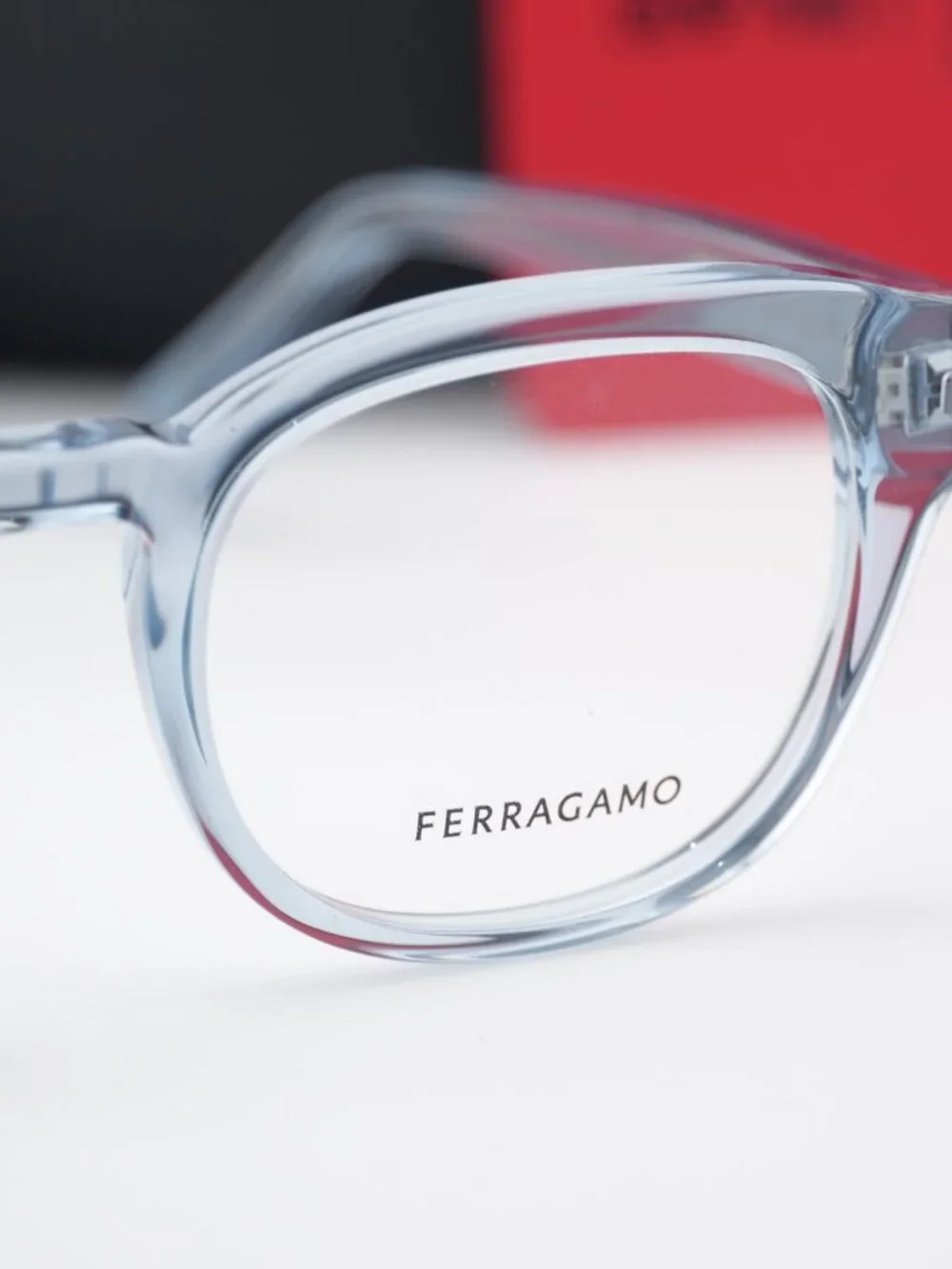 Salvatore Ferragamo SF3033 450 Square Eyeglasses 50mm – Azure